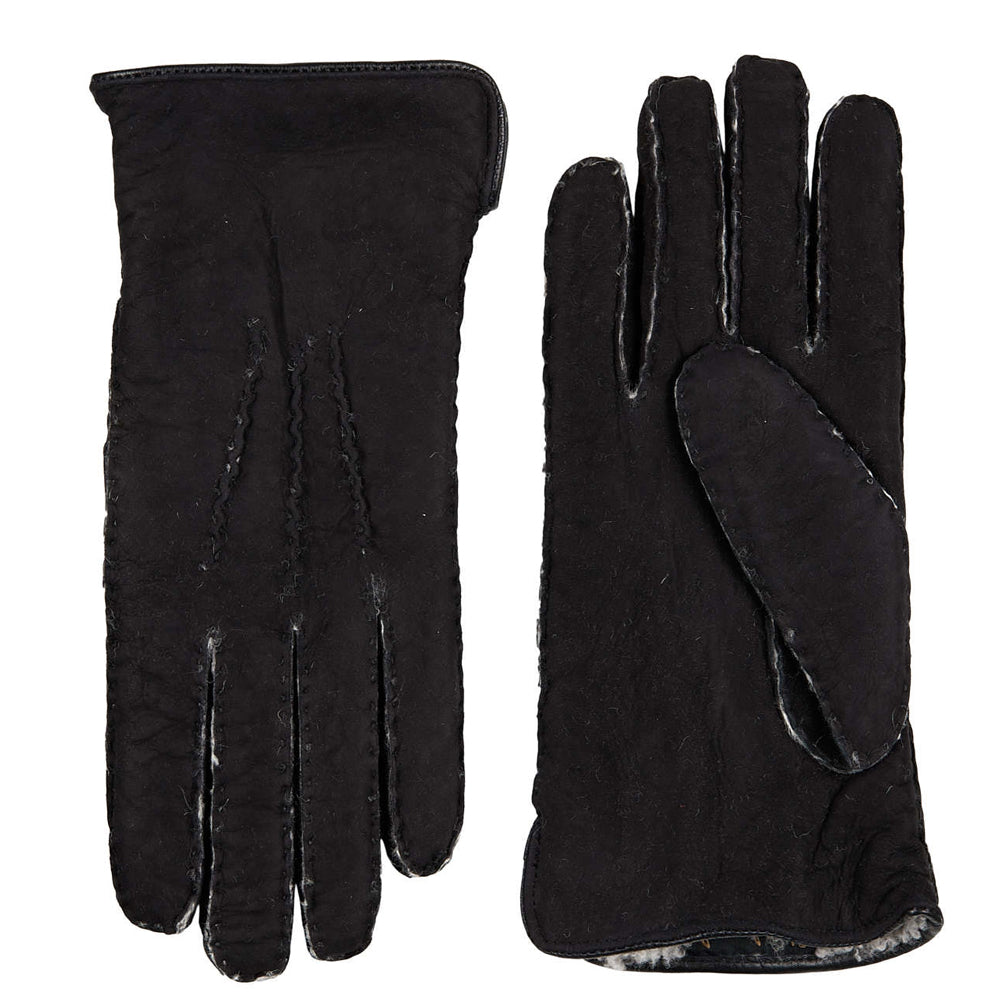 Laimbock Trondheim wollen handschoenen zwart black