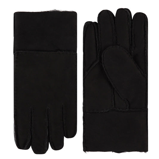 Laimbock heren handschoenen Drammen black - zwart