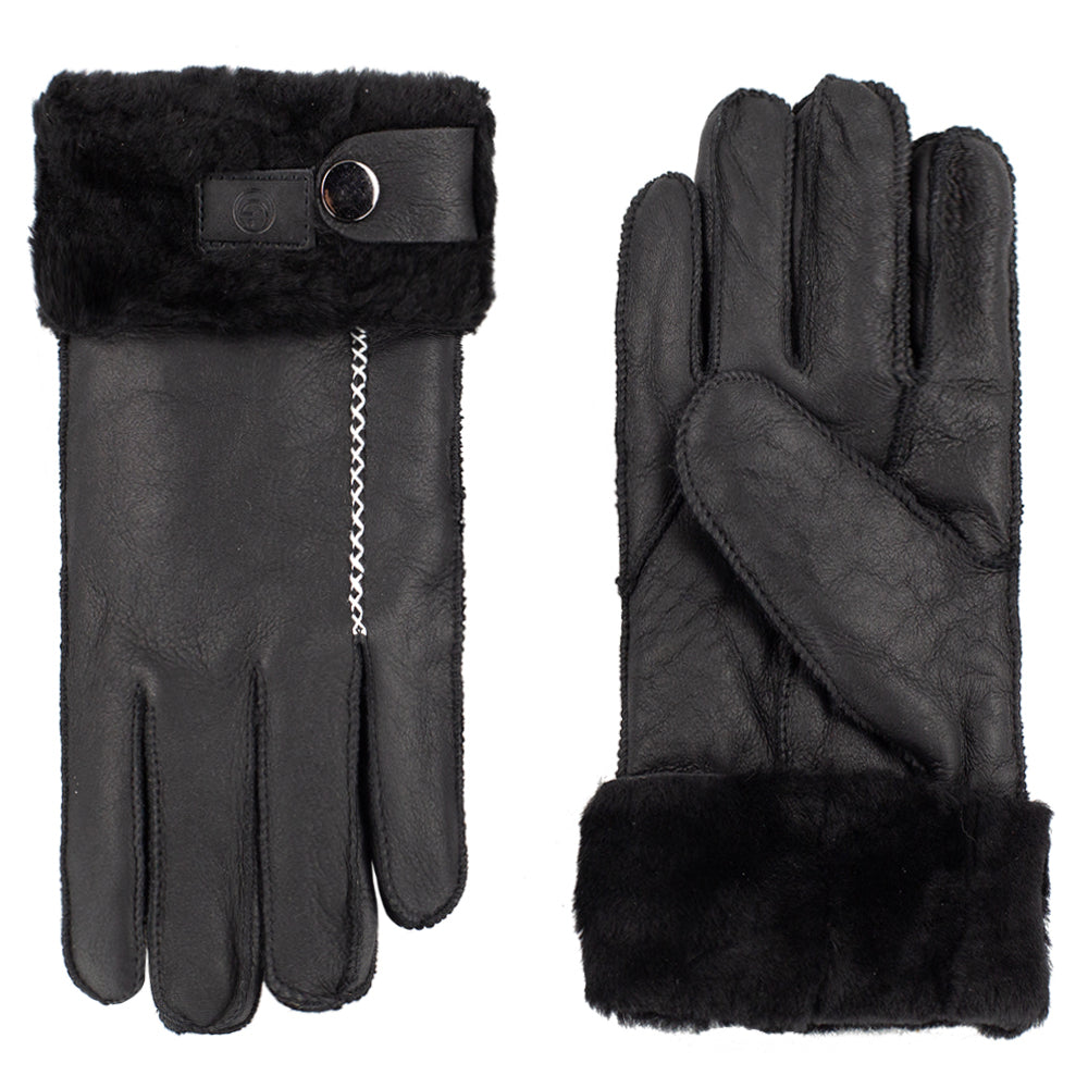 Glove It Swansea gevoerde handschoenen zwart